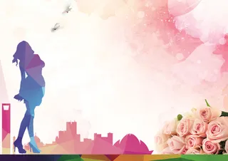 三八妇女节活动背景海报素材高清