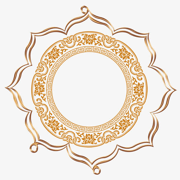 中国风画框元素免抠