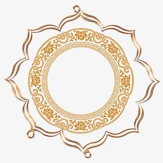 中国风画框元素免抠