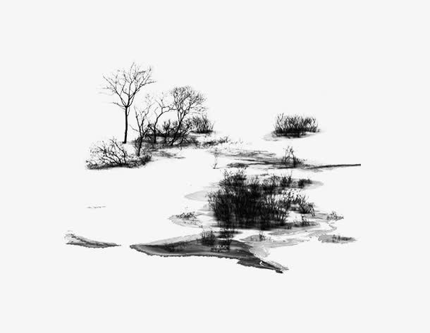 日本雪景免抠
