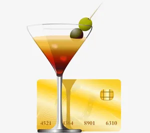 矢量筹码酒杯免抠