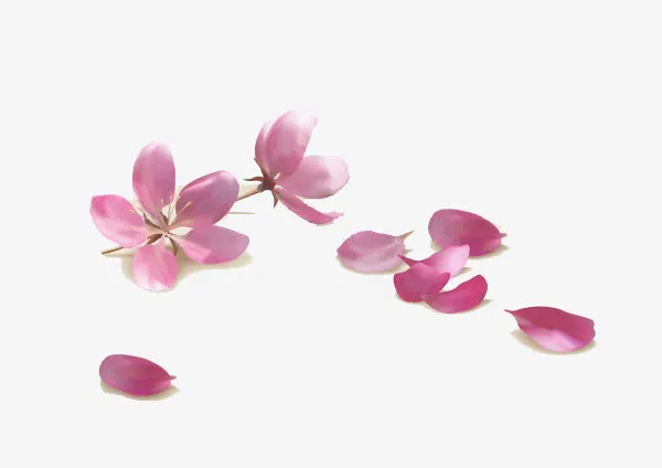 春天里的桃花免抠动植物植物元素