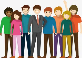 项目团队合照免抠