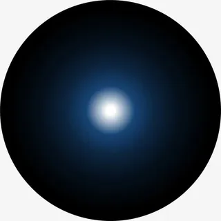 蓝色闪耀光芒免抠