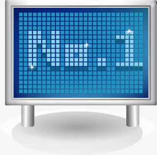 LED显示屏幕简图免抠