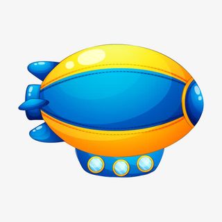 飞机 交通工具 卡通免抠