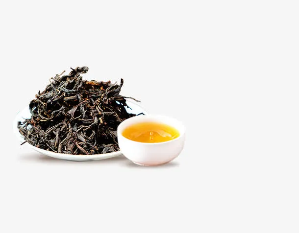 红茶茶叶免抠