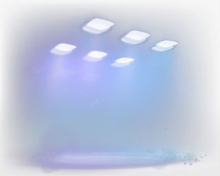 蓝色舞台聚光灯效果矢量免抠