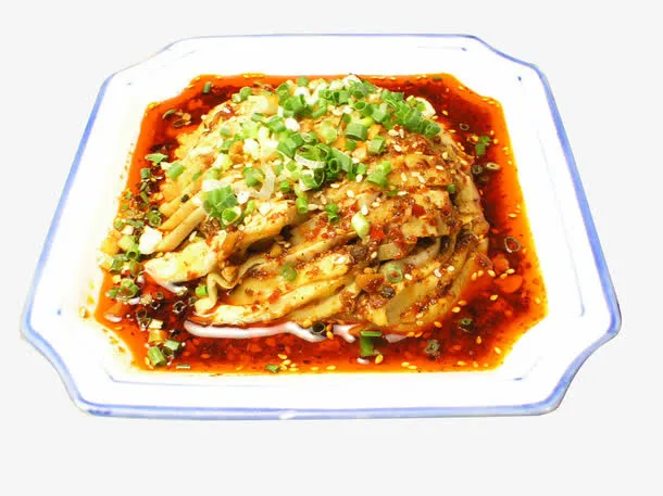 美食素材口水鸡免抠