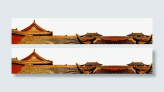 中国古建筑的屋檐免抠