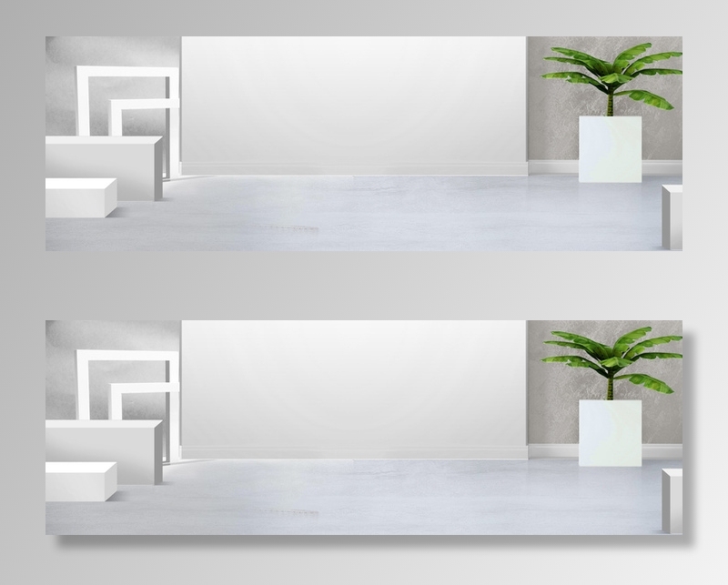 家居家电简约空间背景淘宝天猫banner高清