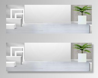 家居家电简约空间背景淘宝天猫banner高清