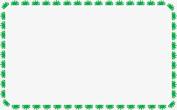 雪花边框免抠