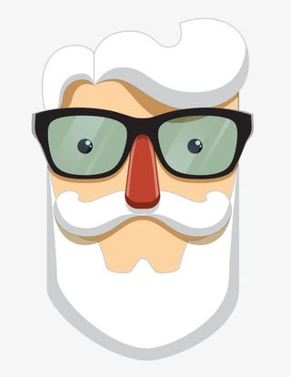 白头发老爷爷免抠