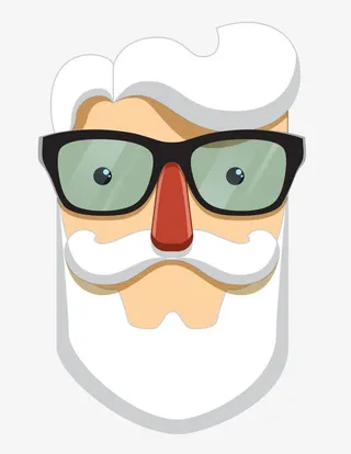 白头发老爷爷免抠