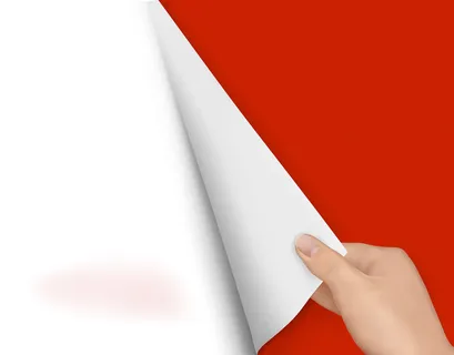 空白纸张撕扯红色背景素材高清