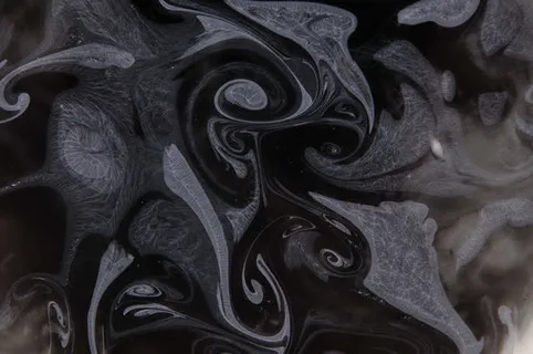 黑色白色颜料混合背景 黑色白色颜料混合背景