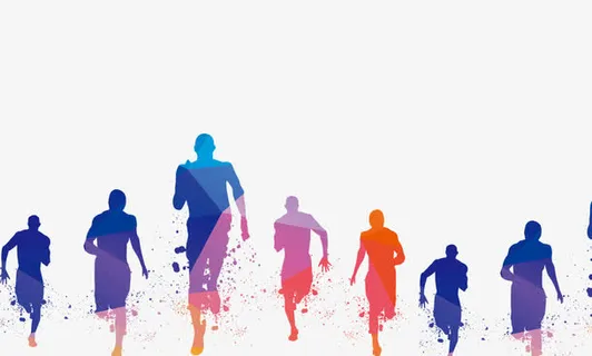 招聘海报人物剪影免抠