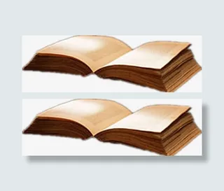 复古无皮书免抠