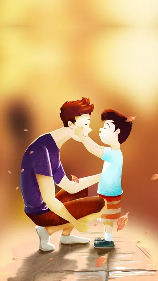 父亲节H5背景高清