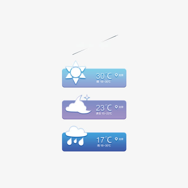 天气插件免抠
