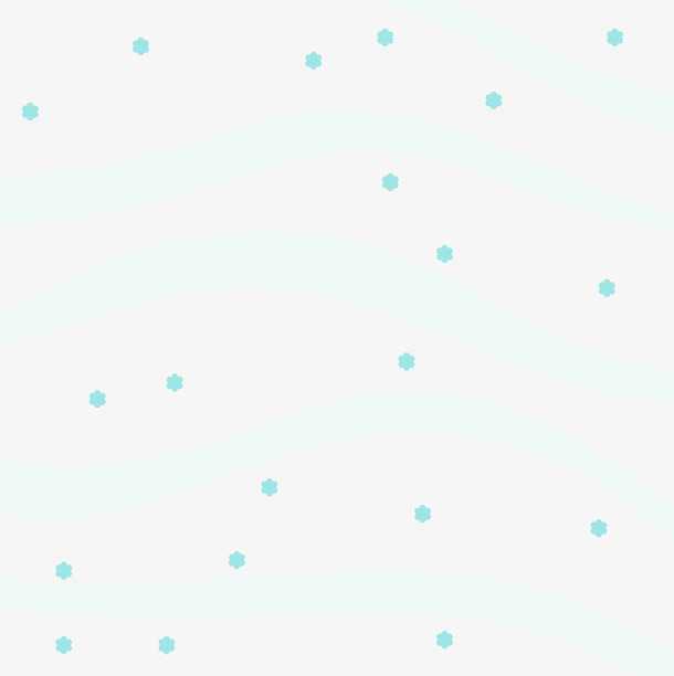 小清新蓝色圆点免抠