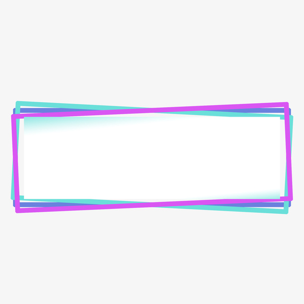 创意抖音科技标题框边框免抠