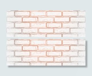 红色经典腰线砖规则贴图纹理免抠