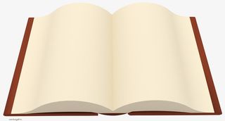 翻开的书本课本免抠图标元素