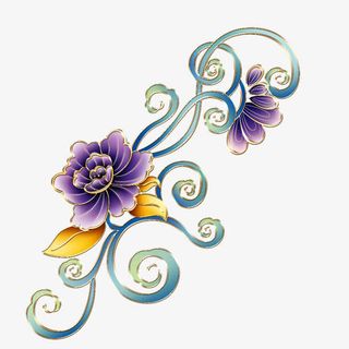 中秋装饰花朵免抠