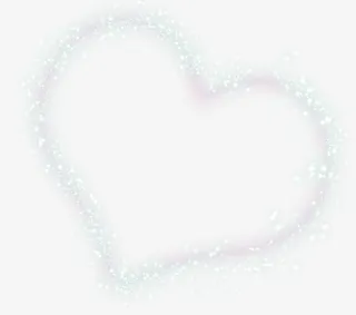 创意爱心形状效果星光颗粒免抠