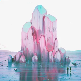 水晶石矿山免抠