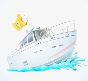 卡通白色的豪华轮船免抠 卡通白色的豪华轮船免抠