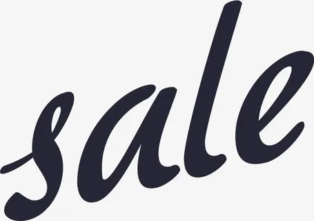 创意手绘英文文字sale免抠