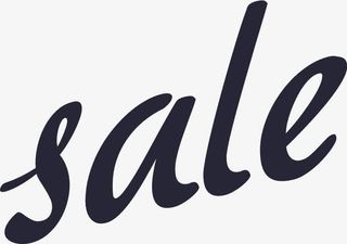 创意手绘英文文字sale免抠