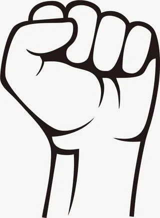 拳头矢量元素EPS免抠