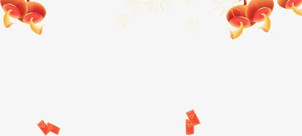 国风喜庆灯笼元素免抠
