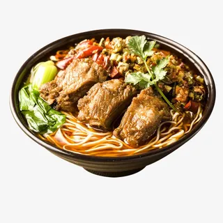 红烧大排骨细面条免抠