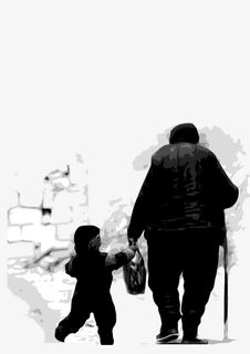 留守儿童背影海报免抠 留守儿童背影海报免抠