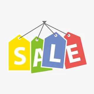 sale促销标签矢量图免抠