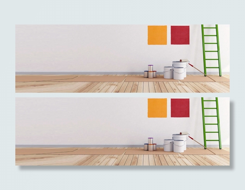 简约家居装修banner高清