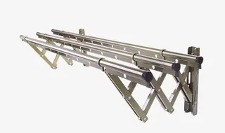 剑宇户外推拉折叠晾衣架免抠