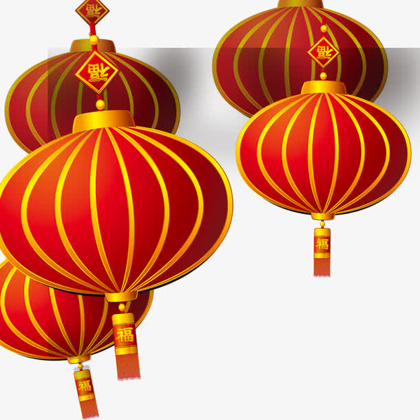 红灯笼免抠