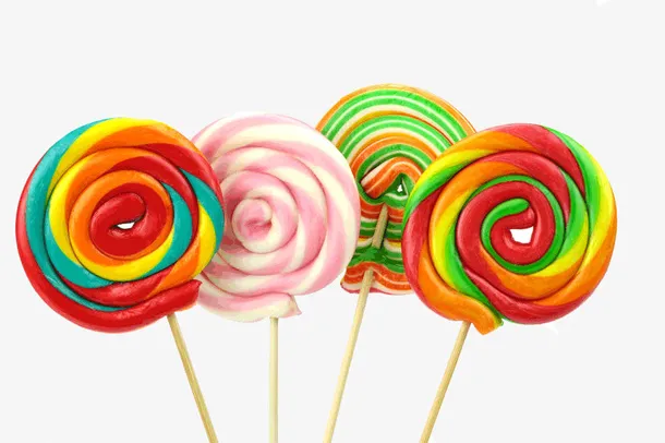 橡皮泥棒棒糖免抠