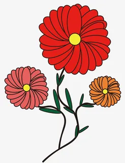 母亲节插画元素免抠