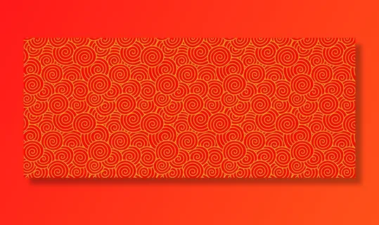 红色喜庆的祥云 底纹背景高清