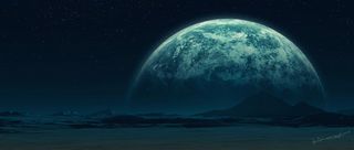 高级感背景 夜空 星体 地球高清