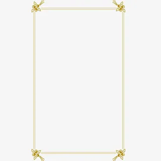 棕色花纹边框素材114图库免抠