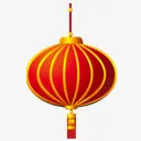 新年红灯笼喜庆图标免抠