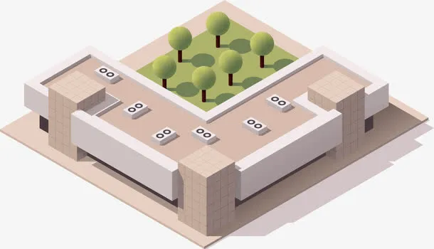 工业园png元素免抠